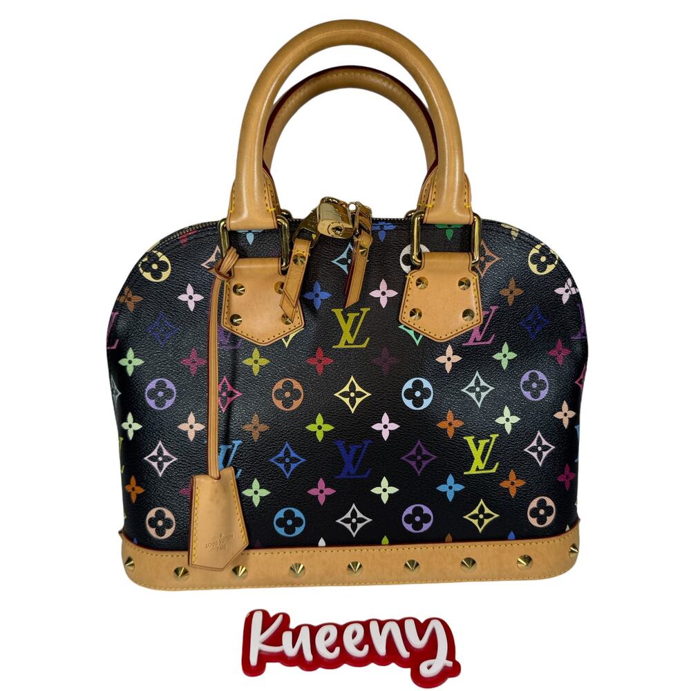 Louis Vuitton Multicolor Alma Bag PM Murakami Limited Edition Monogram Vintage - Picture 15 of 15